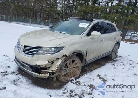 2016 Lincoln Mkx Reserve из США, поврежденный, VIN 2LMPJ8LP5GBL46802